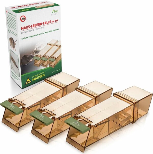 Gardigo Lebend-Mausefalle 3er Set