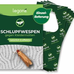 Legona Schlupfwespen gegen Kleidermotten