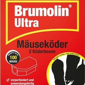 Brumolin Ultra anwendugsfertiger Mäuseköder inklusive Köderbox