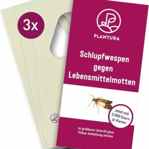 Plantura Schlupfwespen gegen Lebensmittelmotten