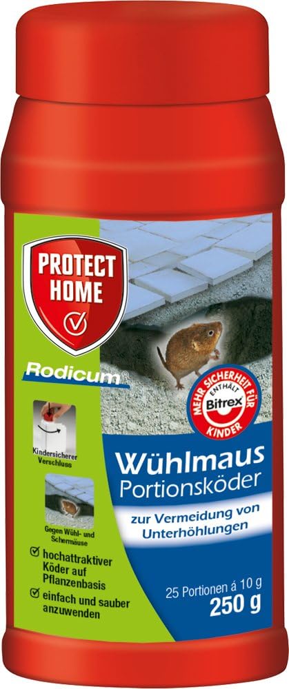PROTECT HOME Rodicum Wühlmaus Portionsköder
