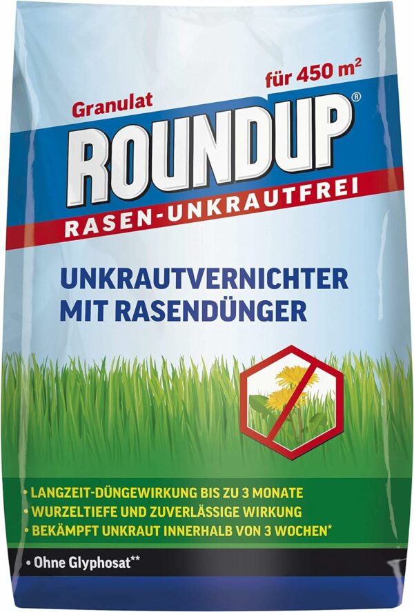 Roundup Rasen-Unkrautfrei Rasendünger, 2in1